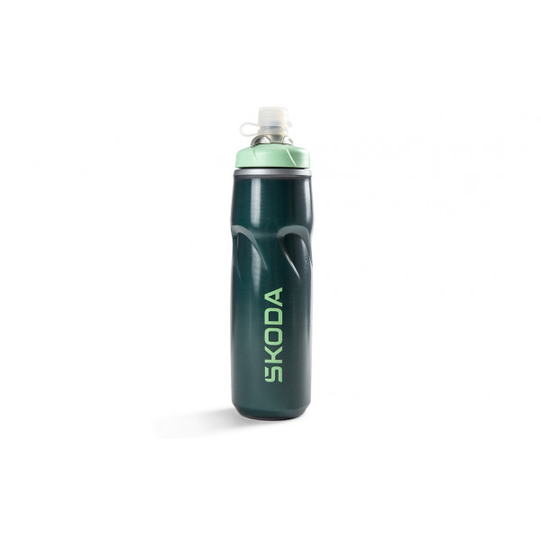 Skoda Isolier Fahrradtrinkflasche Flasche Fahrradflasche Grün 000050309J