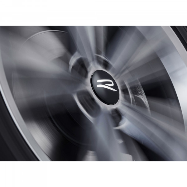 VW R dynamische Nabenkappen Nabendeckel stehendes R Logo 000071213F