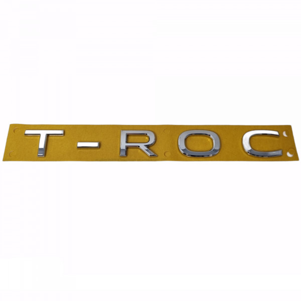 VW T-Roc Schriftzug Chrom Emblem Logo Heckklappe Hinten 2GA853687B 2ZZ