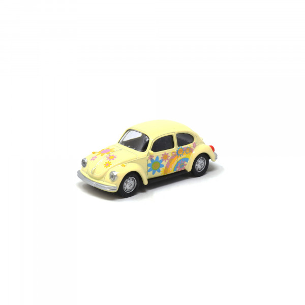 VW Käfer Beetle Peace and Love 1:64 Norev 310518 1/64 Modellauto Miniatur Original Weiß