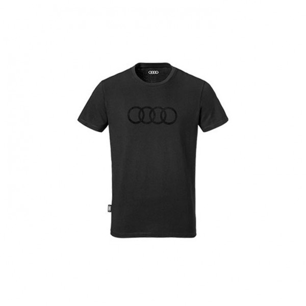Audi Herren T Shirt Schwarz 313170180 Audi Ringe S M L XL XXL XXXL