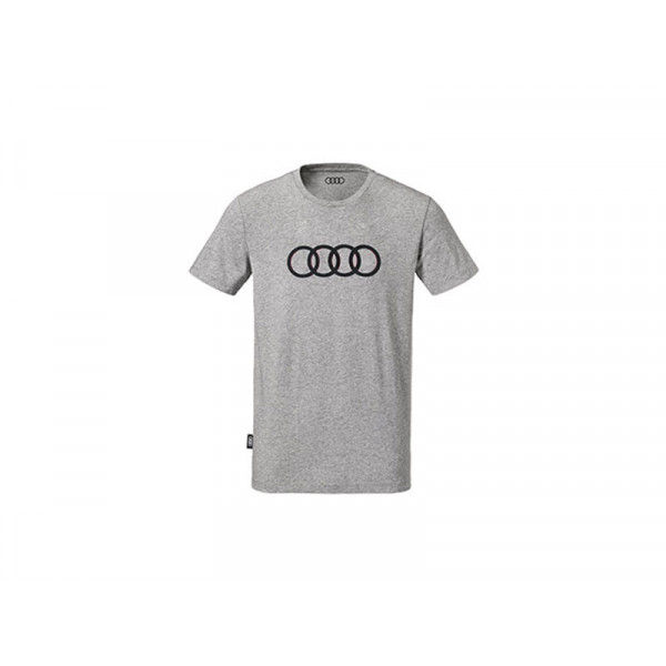 Audi Herren T Shirt Grau Audi Ringe S M L XL XXL XXXL