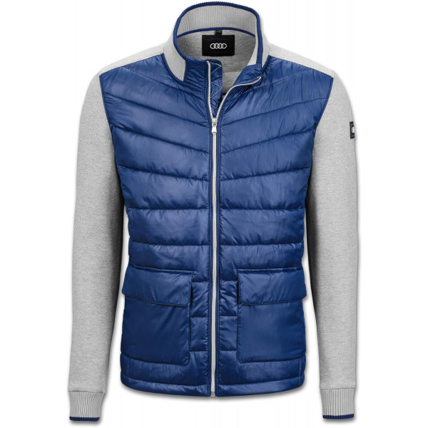Audi Herren Hybridjacke Grau Blau S Jacke 3131802502