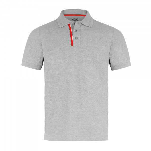 Audi Sport Herren Poloshirt Grau Melange S M L XL XXL Polo Shirt 3132102012 3132102013 3132102014 3132102015 3132102016