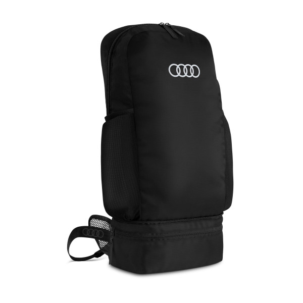 Audi Rucksack faltbar schwarz Gürteltasche 3182300100