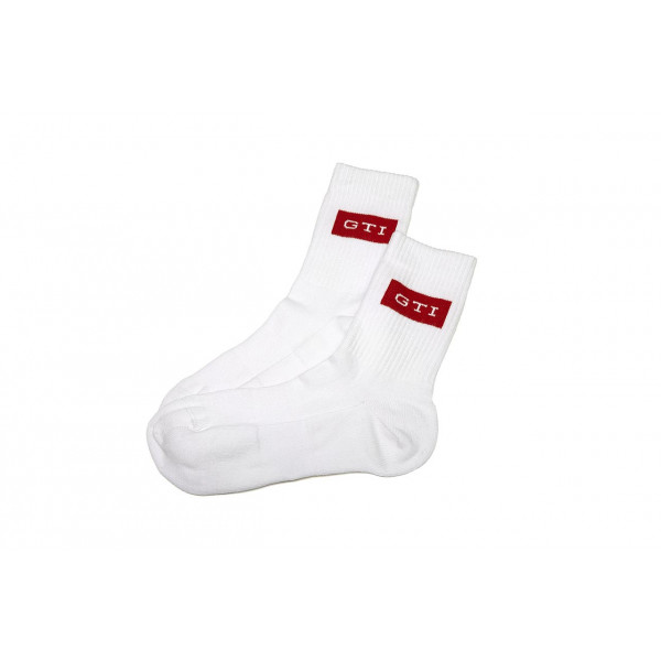 VW GTI Socken Weiß Unisex Gr. 43-46 Strümpfe Socks 3A4084361A 084