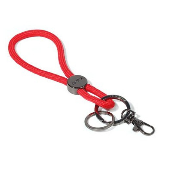 VW GTI Schlüsselanhänger Rot Anhänger Kordel Key Chain 3A4087010A