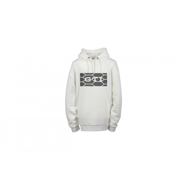 VW GTI Unisex Kapuzen Sweatshirt Weiß Pullover Gr. S-XXL 3A5084051A-E 54W