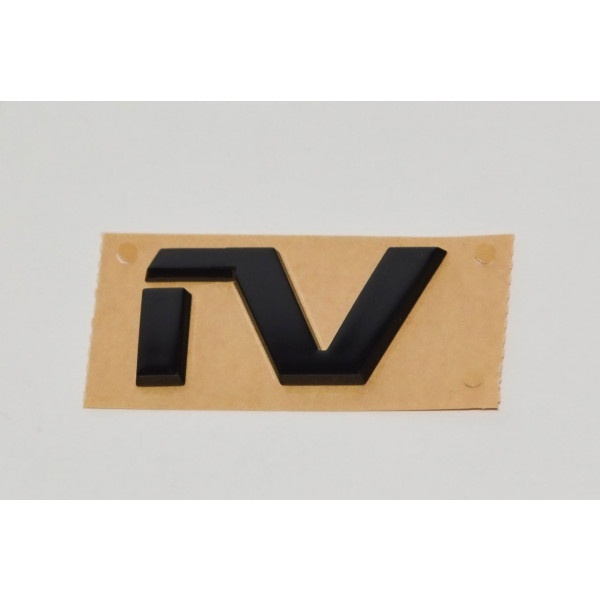 Skoda IV Schriftzug schwarz Logo Emblem 3P0853687F 041
