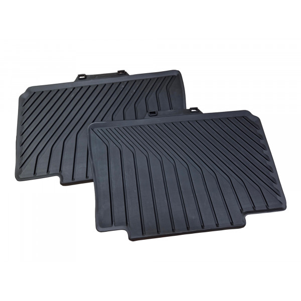 Audi e-tron Allwetterfußmatten Hinten Fußmatten Gummimatten Gummifußmatten Matten 4KE061511A 041