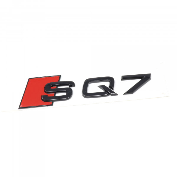 Audi SQ7 Schriftzug Schwarz Emblem Logo Hinten Heckklappe 4M0853735A T94