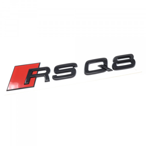 Audi RSQ8 RS Q8 Schriftzug Schwarz Emblem Logo Hinten Heckklappe 4M8853740A T94 Heck Original Black Edition 