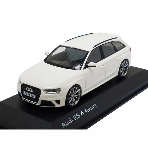 Audi RS4 Avant Ibisweiß 1:43 Modellauto