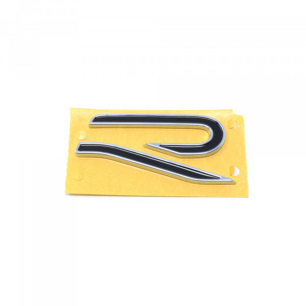 Original VW R Schriftzug Schwarz Chrom Heckklappe Heck Aufkleber Logo Emblem  571853425A FOD Volkswagen