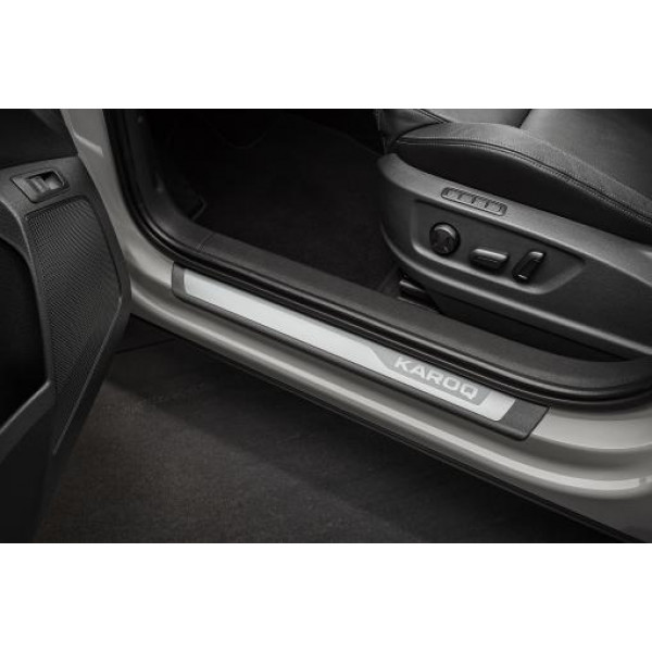 Skoda Karoq Einstiegsleisten vorn hinten 4 teilig Leisten 57A071303A