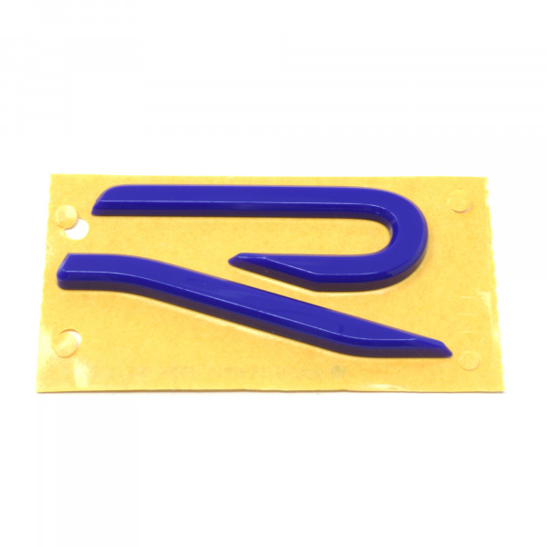 Original VW Golf 8 R Schriftzug Blau Heckklappe Heck Aufkleber Logo Emblem 20 years edition 5H0853675S 502