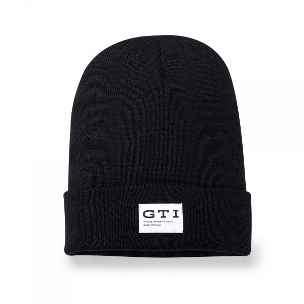 VW GTI Strickmütze Mütze Beanie Schwarz 5HV084303 041