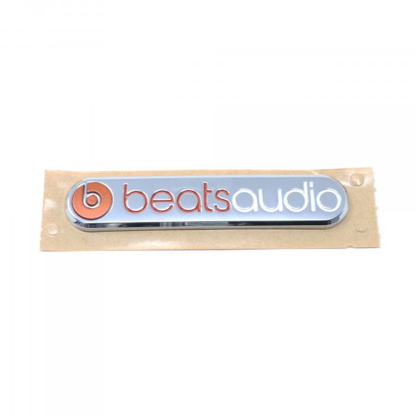 Original Seat Beats Audio Emblem Heckklappe Heck Aufkleber Logo Chrom Orange 6F0853670 XGK
