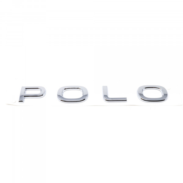 VW Polo 6 Schriftzug Heckklappe hinten Chromglanz Emblem Logo 6N5853687 2ZZ