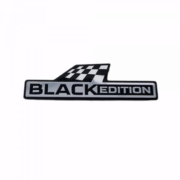 Skoda Black Edition Schriftzug Emblem Logo B-Säule Plakette 6V0853041D TW4