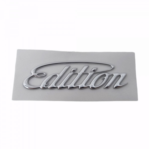 Skoda Edition Schriftzug Silber Emblem Logo B-Säulen Plakette 6V0853433A 2ZZ