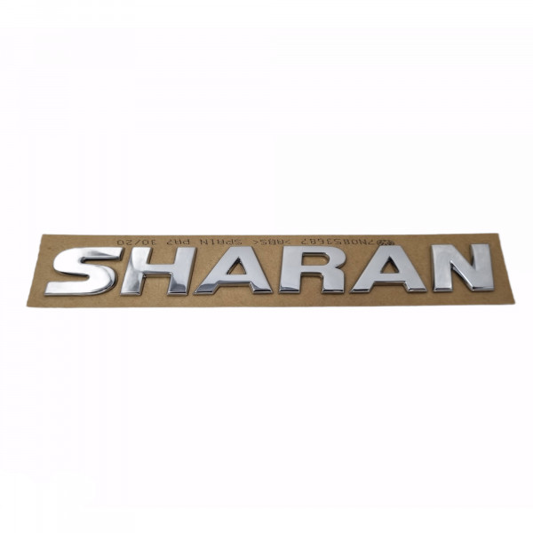 VW Sharan Schriftzug Logo Chrom Emblem Heckklappe Hinten 7N0853687 739