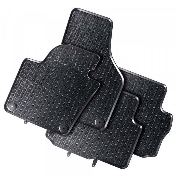 Gummifussmatten 4 teilig Gummimatten kompatibel mit VW Sharan II Seat Alhambra