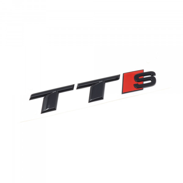 Audi TTS Schriftzug Schwarz Emblem Logo Hinten Heckklappe 8S0071804 Heck TT Original