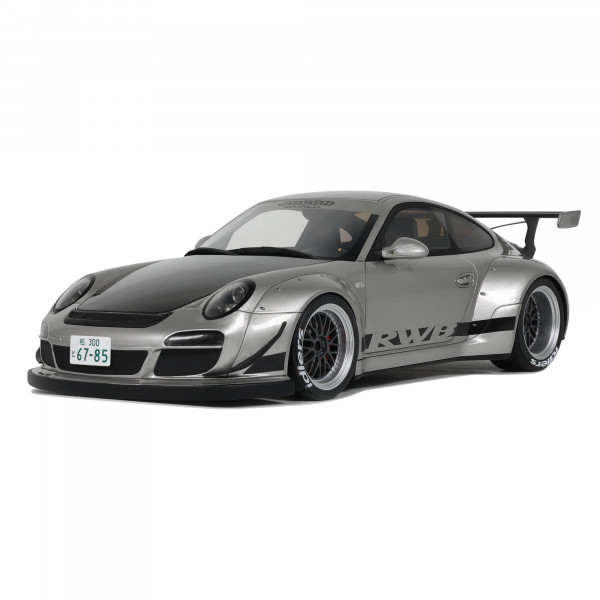 Porsche 911 RWB Abu Dhabi 1:18 Modellauto Miniatur 1/18 Silver Silber GT483 997