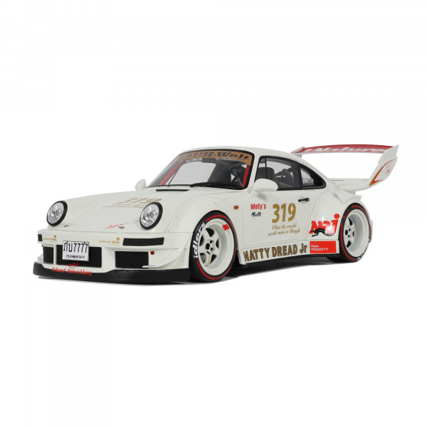 Porsche 911 RWB Natty Dread Junior 1:18 Modellauto Miniatur Weiß White GT489