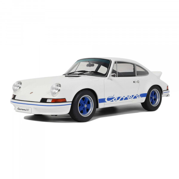 Porsche 911 2.7 RS 1:12 Modellauto Miniatur 1/12 Weiß Blau White Blue GT921