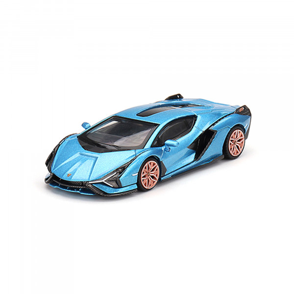 Lamborghini Sian FKP 37 1:64 Modellauto Miniatur 1:64 Blue Aegir Blau MGT00573 Mini GT TSM Model 573