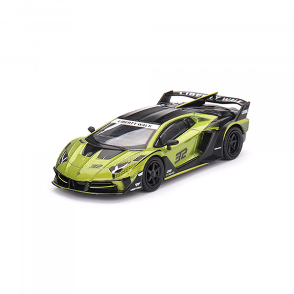 Lamborghini Aventador GT EVO 1:64 Modellauto Lime MGT00605 Grün LB WORKS 1/64 Miniatur Mini GT TSM Model