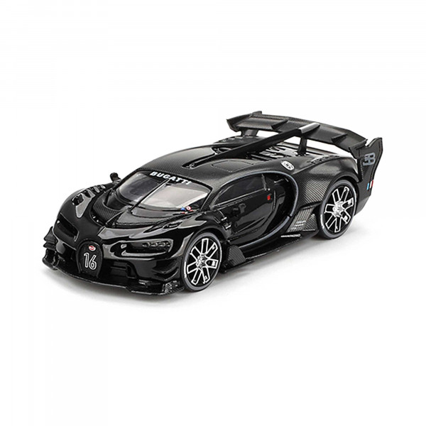 Bugatti Vision Gran Turismo 1:64 Modellauto Miniatur 1/64 Black Schwarz MGT00795