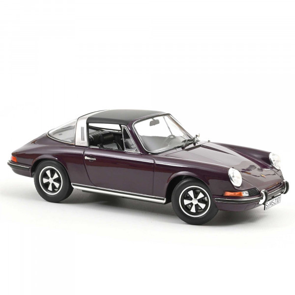 Porsche 911 E Targa 1:18 Modellauto Miniatur 1/18 Violette 1971 Norev 187644
