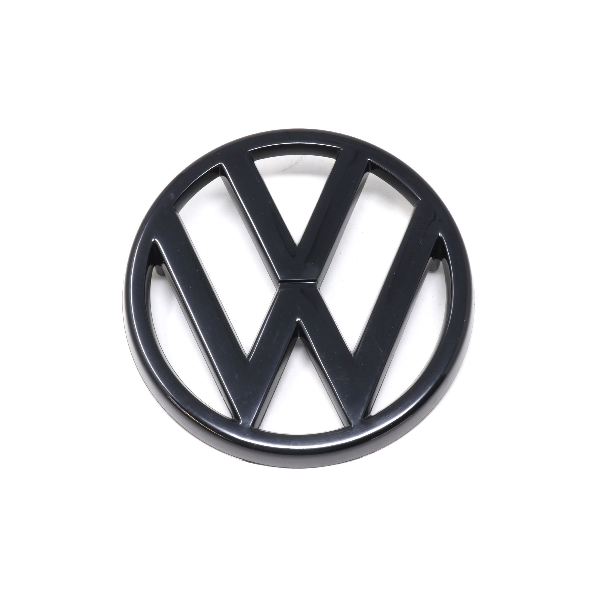 Original VW Emblem vorn Kühlergrill Zeichen Logo schwarz/silber