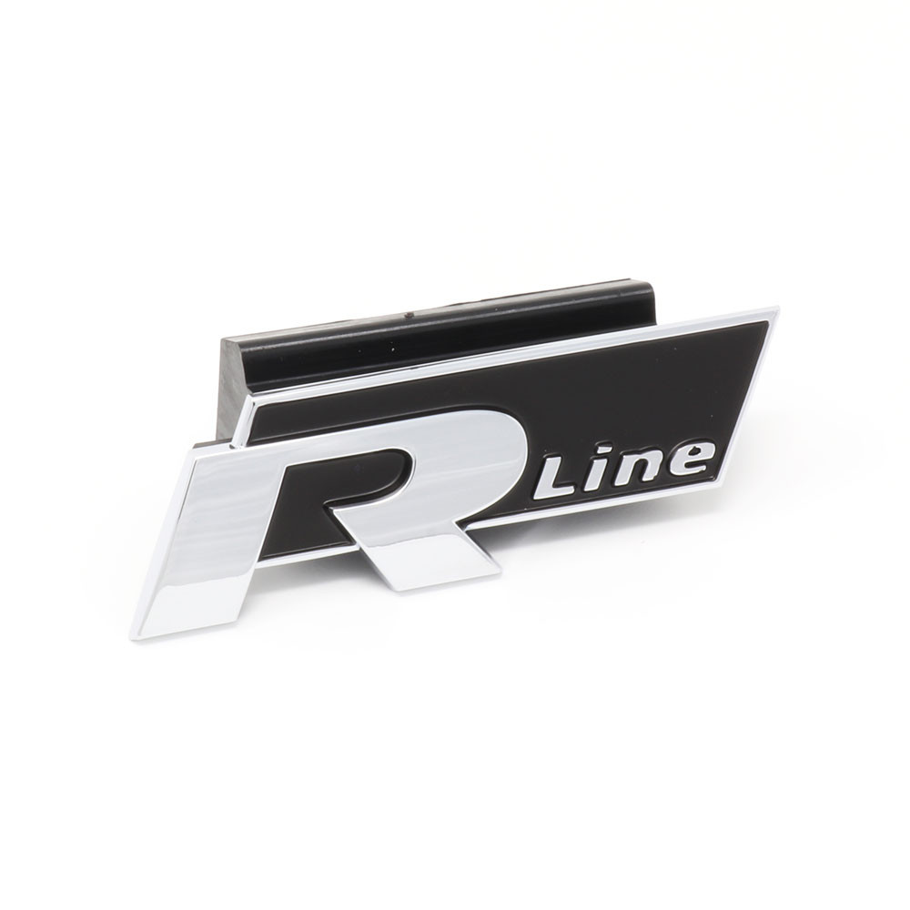 VW T-Roc R line Logo Kühlergrill Emblem Schriftzug vorn R-line Grill  Frontgrill