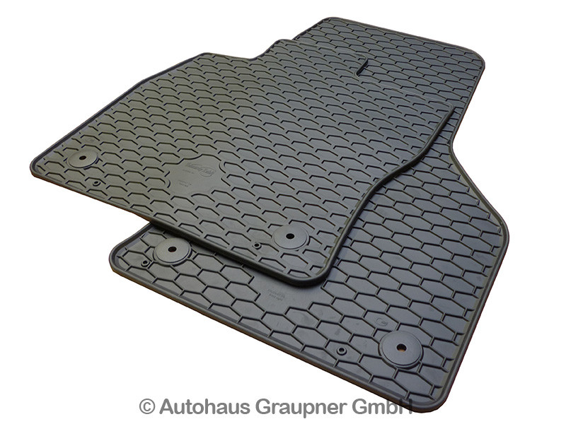 Original Audi A4 (B8 8K) Gummi Fußmatten 2-teilig vorn Gummimatten