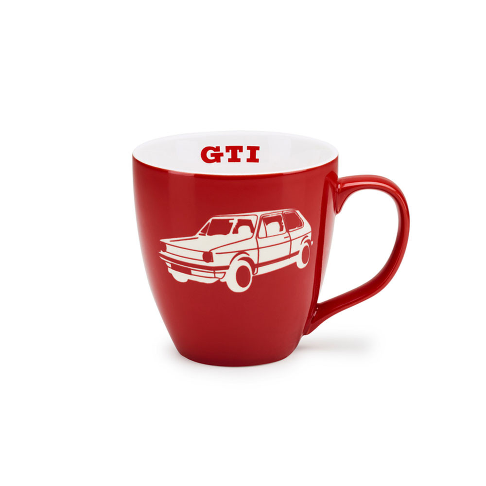 VW GTI Becher 5KA069601 Tasse Kaffeetasse Porzellan Kaffeebecher Mug NEU 