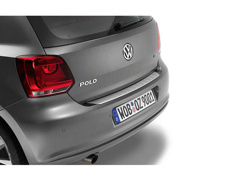 Ladekantenschutz mit Edelstahl für VW Polo V 6R FL Schrägheck Bj ab 2014 