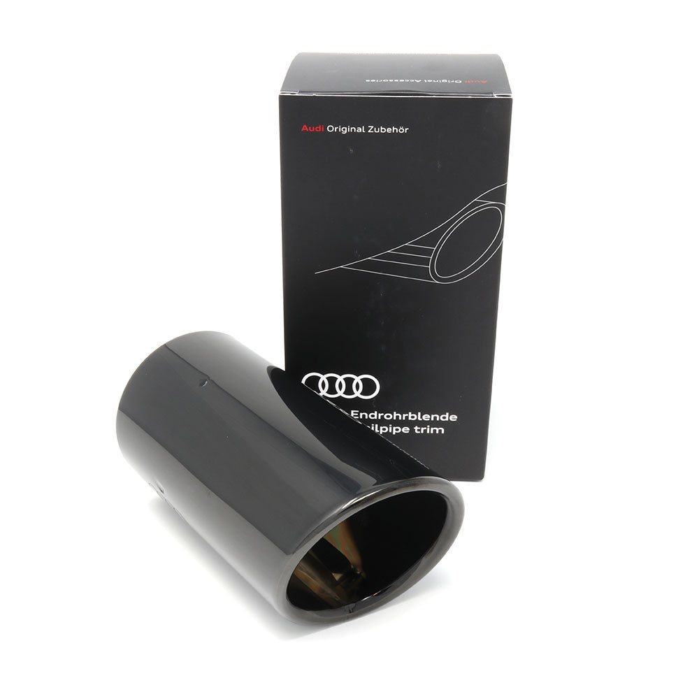 Audi A3 Sport-Endrohrblende Aluminium schwarz 8P0071771B