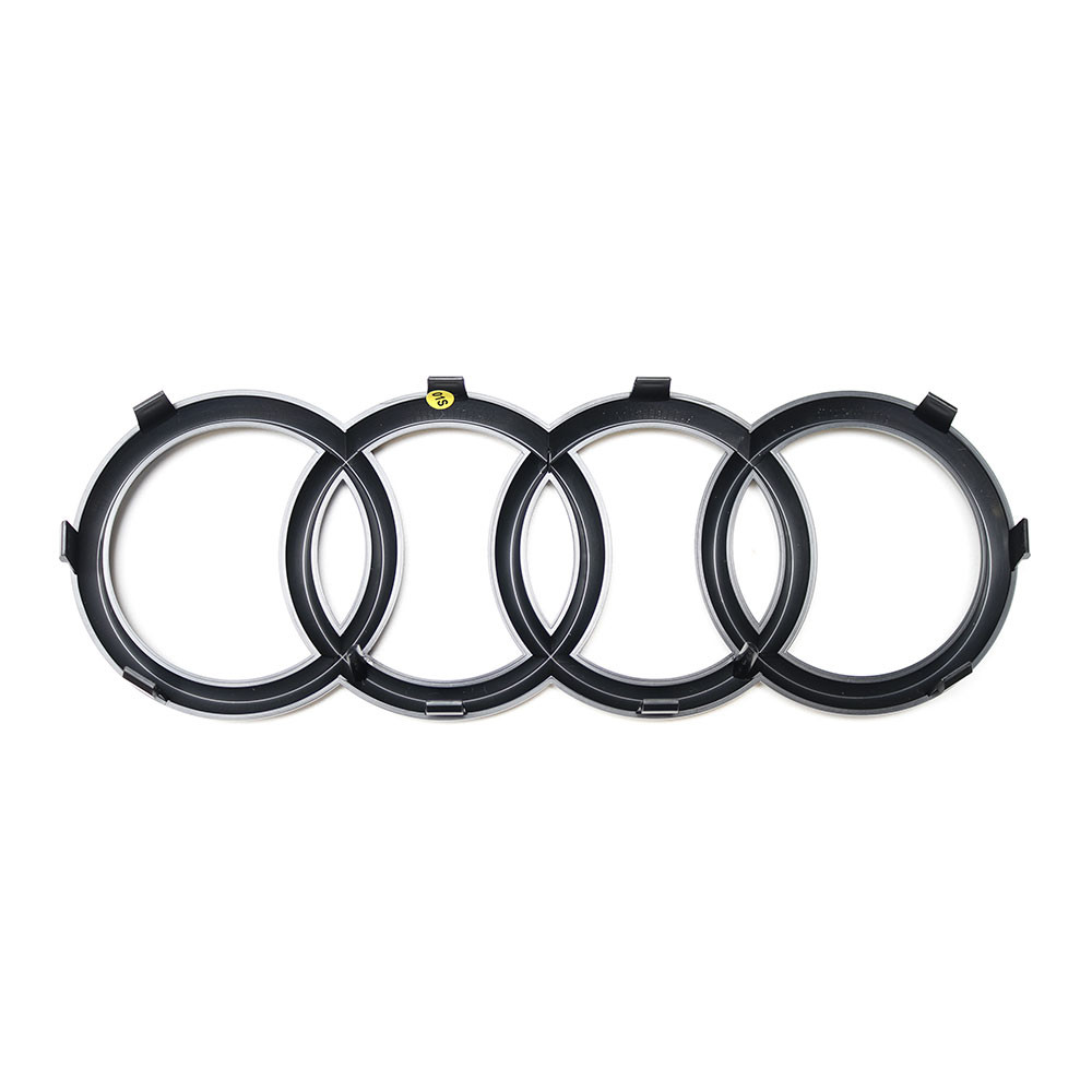Audi Ringe Schwarz Glänzend 8T0853605 T94 Zeichen Emblem Black Edition Logo  Teil
