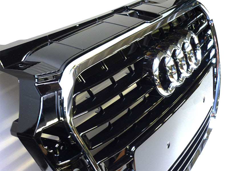Original Audi A1 8X Kühlergrill schwarz glänzend Tuning Grill Klavierlack OEM