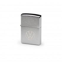 VW Feuerzeug Silber Chrom Sturmfeuerzeug