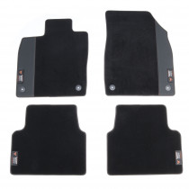 Cupra Born Premium Textilfußmatten 4 tlg. Fußmatten Satz Seat Schwarz Kupfer Original Fußmatten