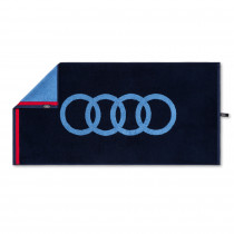 Audi Sport Handtuch 50x100cm Blau Duschtuch Towel Möwe 3132100300