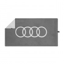 Audi Audi Badehandtuch hellgrau 80x150cm Badetuch Handtuch 3132501400