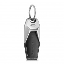 Audi Leder Schlüsselanhänger Q4 e-tron 3182100301 Keyring Anhänger Rindsleder