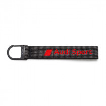 Audi Sport Schlüsselanhänger Schlaufe schwarz Anhänger 3182400400