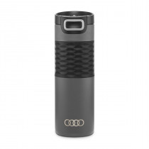 Audi Isolierbecher Edelstahl grau Thermobecher Becher Kaffeebecher 3292500100